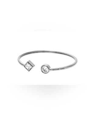 Michael Kors Park Avenue Silver Tone Cuff Bracelet